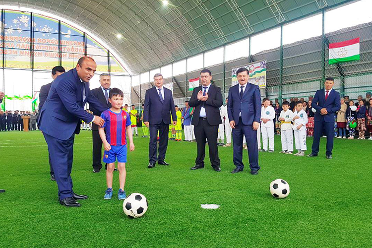 A new sport ground in Devashtich district