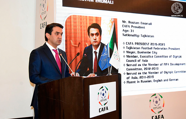 Rustami Emomali became President of the Central Asian Football Association