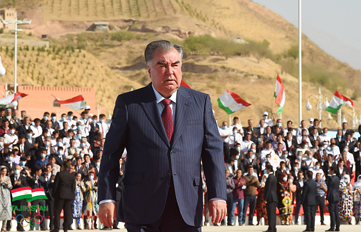 Tajikistan NOC President opens new stadium to mark 30th anniversary of independence