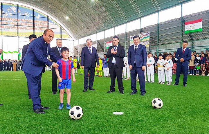 A new sport ground in Devashtich district