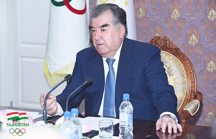 Emomali Rahmon Elected President of the National Olympic Committee of Tajikistan