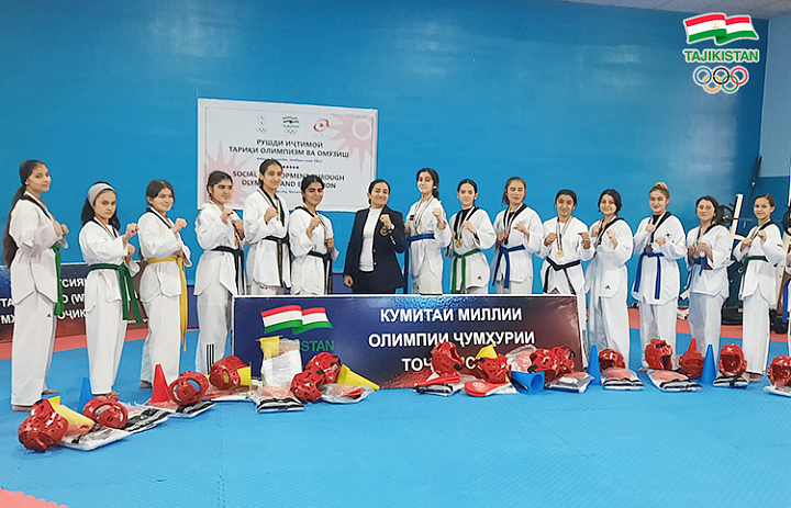 Tajikistan NOC hosts OCA Social Development Through Olympism and Education course for female taekwondo athletes